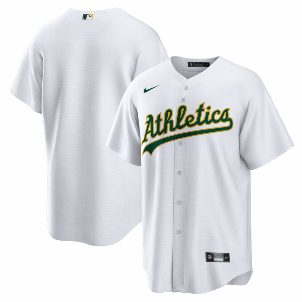 MLB Athletics Nike Home Big & Tall Replica Jersey - White