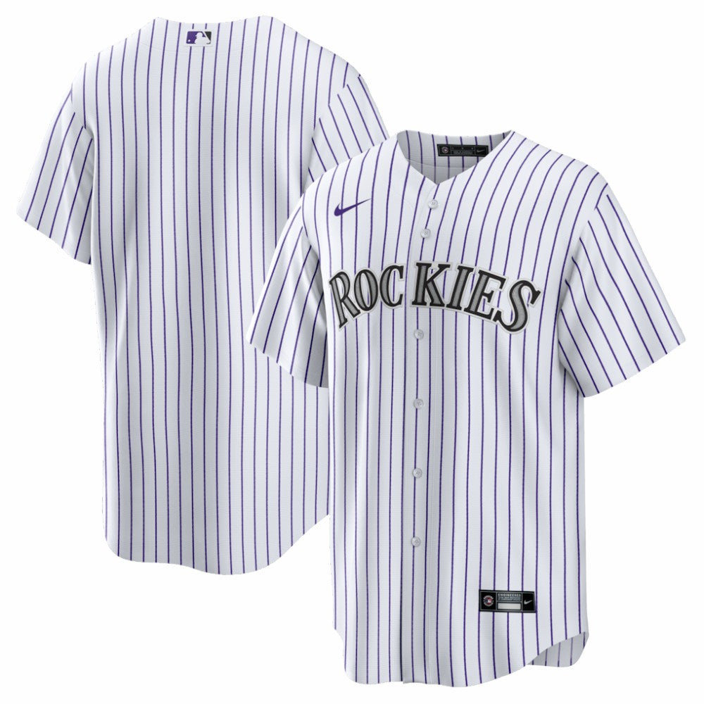 MLB Colorado Rockies Nike Home Big & Tall Replica Jersey - White