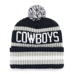 Dallas Cowboys '47 Bering Cuffed Knit Hat with Pom Navy