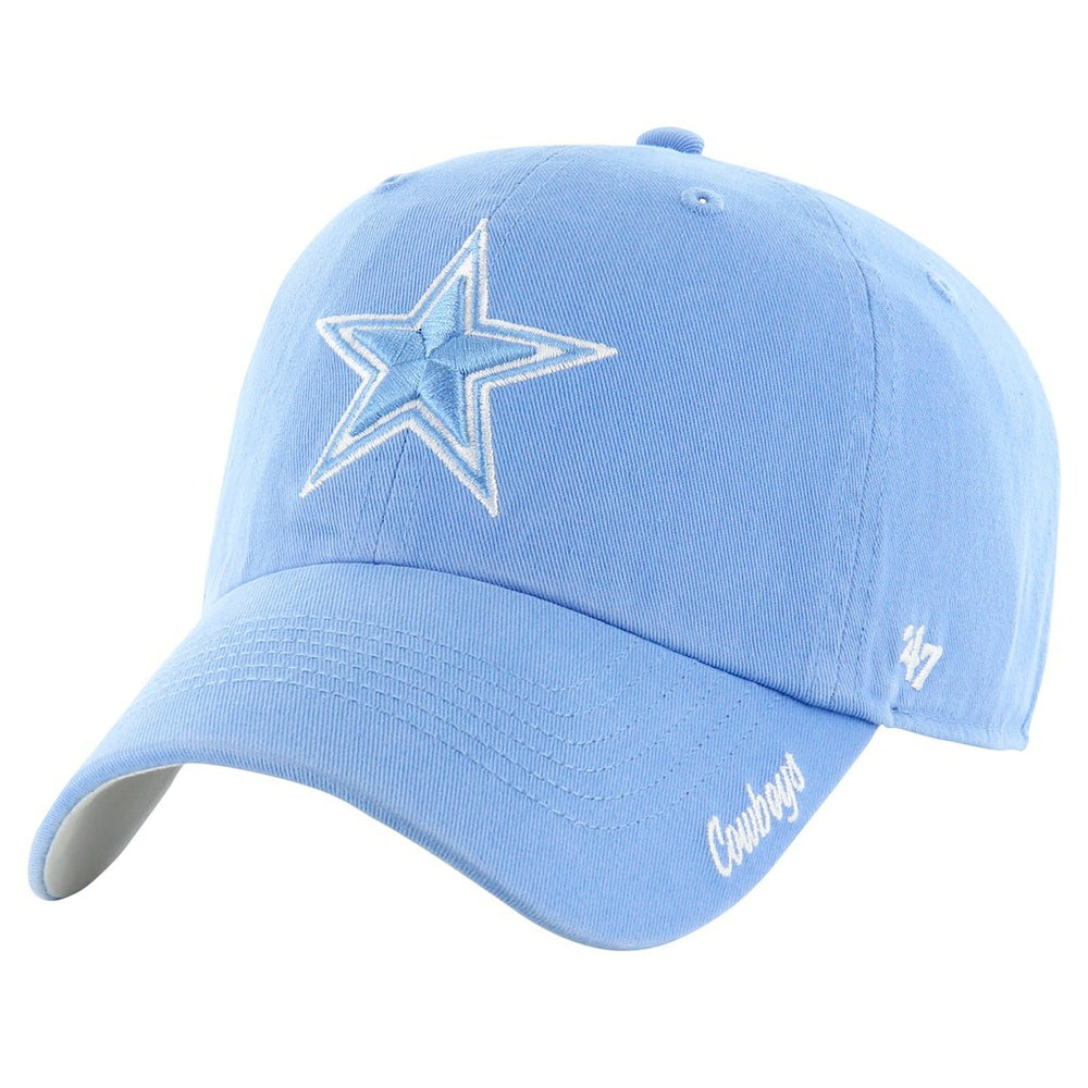 Dallas Cowboys '47 Women's Luminance Cheer Clean Up Adjustable Hat Blue