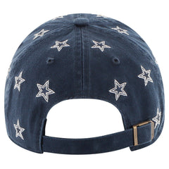 Dallas Cowboys '47 Women's Confetti Clean Up Adjustable Hat Navy