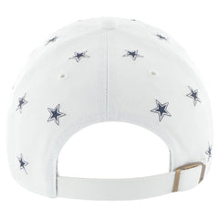 Dallas Cowboys '47 Women's Confetti Clean Up Adjustable Hat White
