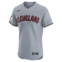 MLB Cleveland Guardians Nike Road 2024 Jackie Robinson Day Elite Jersey - Gray