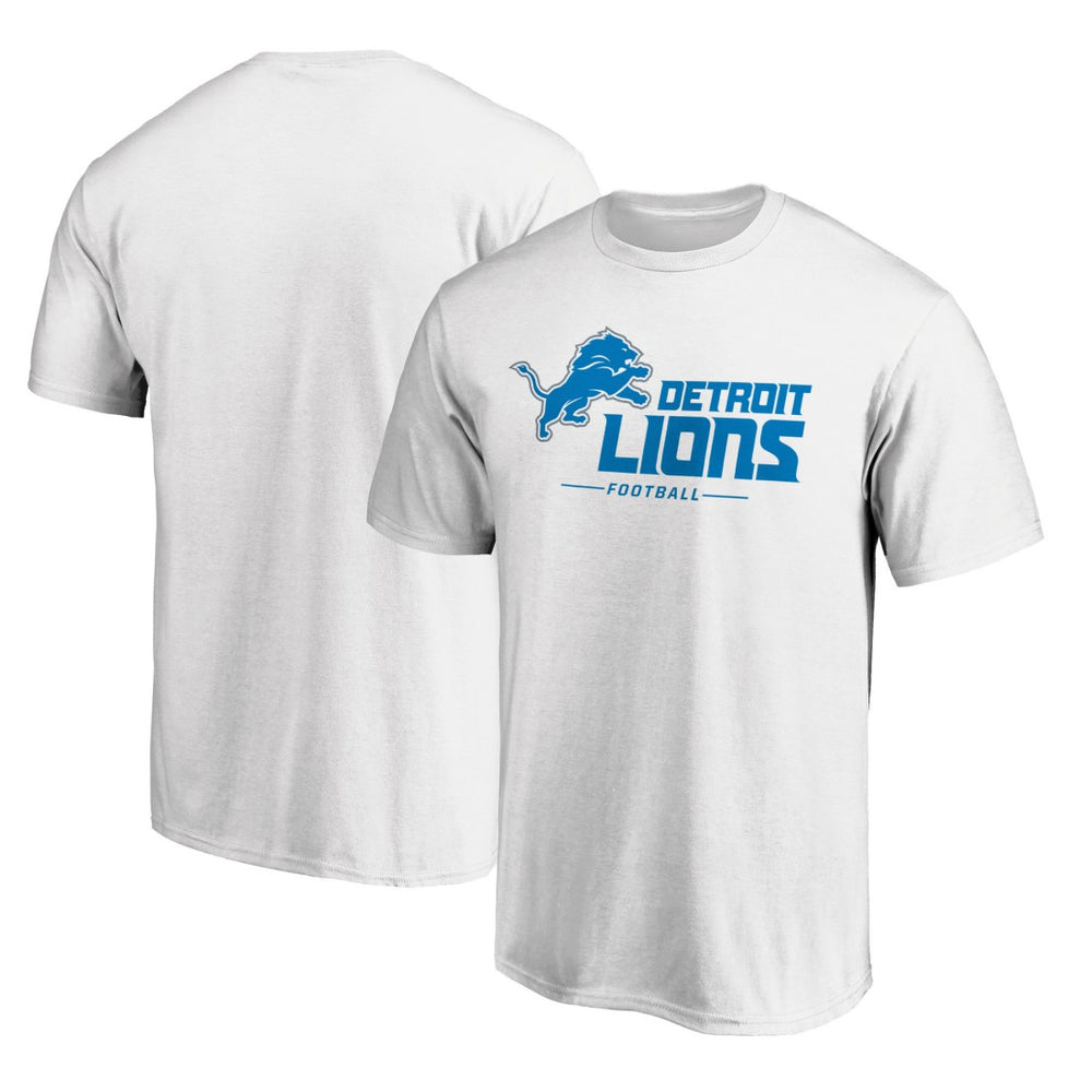 Detroit Lions Lock Up T-Shirt White