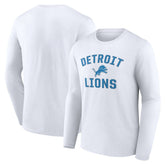 Detroit Lions Victory Arch Long Sleeve T-Shirt White