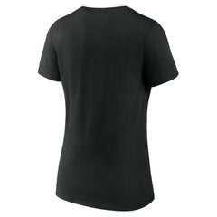 Detroit Lions Women's Victory Script V-Neck T-Shirt Black