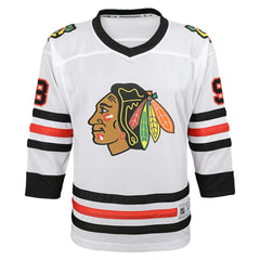 NHL Connor Bedard Chicago Blackhawks Youth Away Replica Player Jersey - White