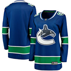 NHL Vancouver Canucks Fanatics Women's Premier Breakaway Jersey - Blue