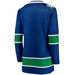 NHL Vancouver Canucks Fanatics Women's Premier Breakaway Jersey - Blue