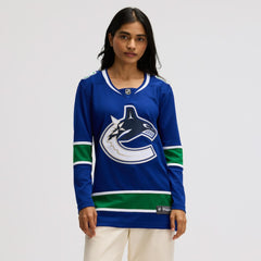 NHL Vancouver Canucks Fanatics Women's Premier Breakaway Jersey - Blue