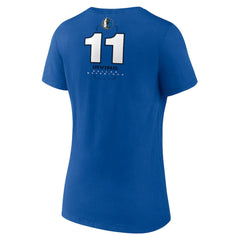 Kyrie Irving Dallas Mavericks Women's Behind The Back Name & Number V-Neck T-Shirt Blue