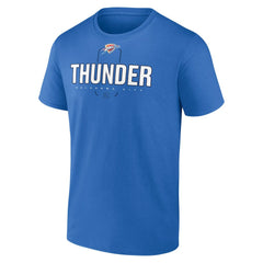 Shai Gilgeous-Alexander Oklahoma City Thunder Behind The Back Name & Number T-Shirt Blue