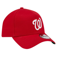 Washington Nationals New Era Team Color A-Frame 9FORTY Adjustable Hat - Red Hats