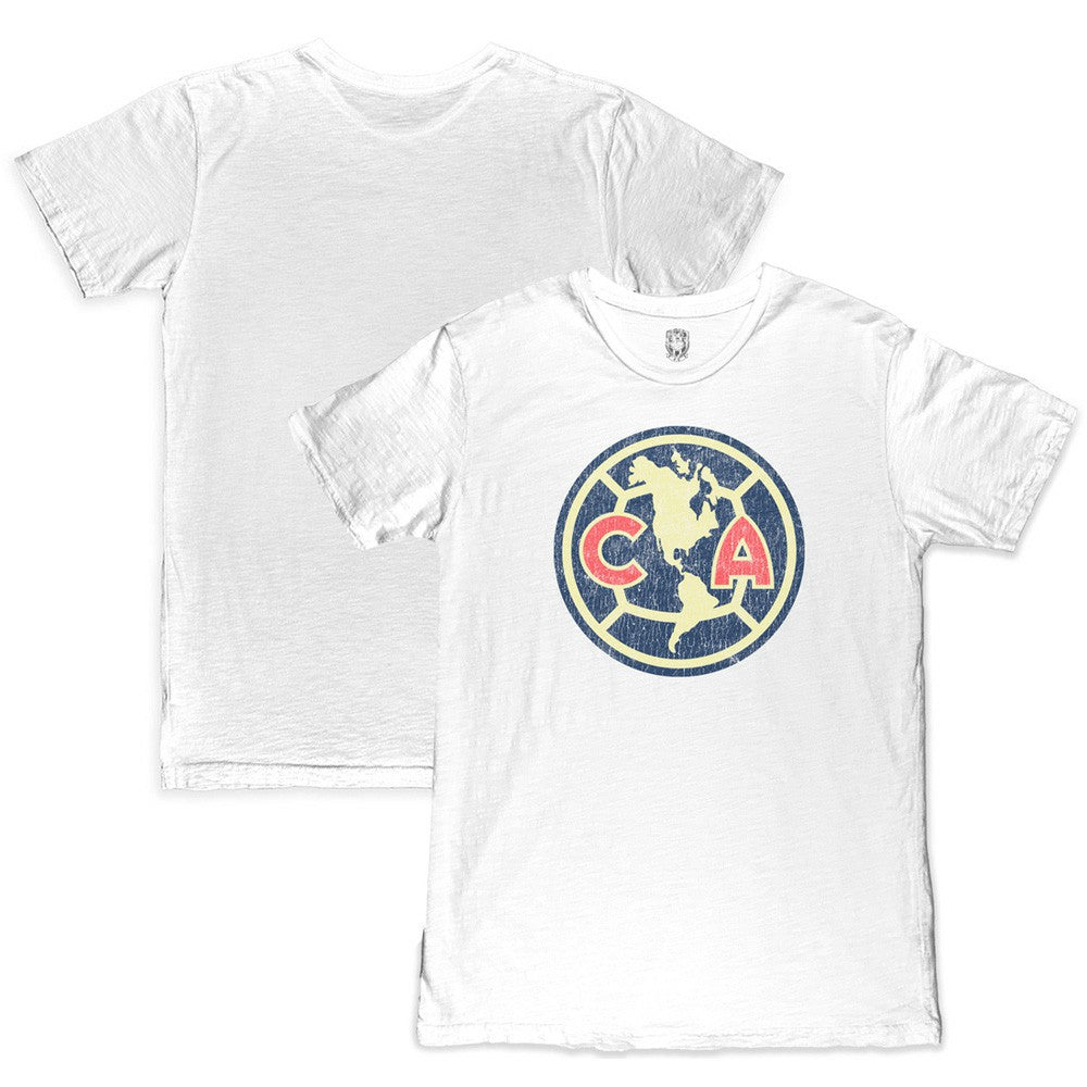 Club America 1863FC Color Crest Slub T-Shirt White sale