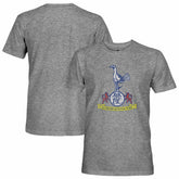 Tottenham Hotspur 1863FC Retro Crest Twisted Tri-Blend Slub T-Shirt Heather Gray
