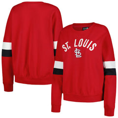 St. Louis Cardinals New Era Women's Game Day Crew Pullover Sweatshirt - Red Pullover