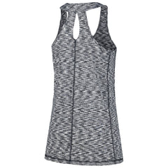 Milwaukee Brewers New Era Women's Space Dye Keyhole Back Tank Top - Navy Tanks