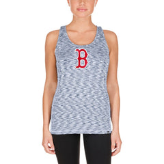 Boston Red Sox New Era Women's Space Dye Keyhole Back Tank Top - Navy Tanks