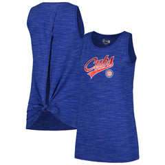 Chicago Cubs New Era Women's Space-Dye Active Tank Top - Royal Tanks