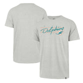 Miami Dolphins '47 Downburst Franklin T-Shirt Gray
