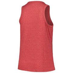 St. Louis Cardinals Soft as a Grape Women's Plus Size Curvy High Neck Tri-Blend Tank Top - Red Tanks