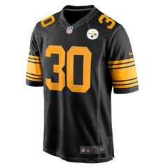 NFL Jaylen Warren Pittsburgh Steelers Alternate Game Jersey - Black
