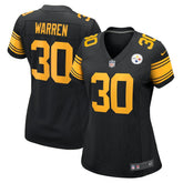 Jaylen Warren Pittsburgh Steelers Women's Alternate Game Jersey Black