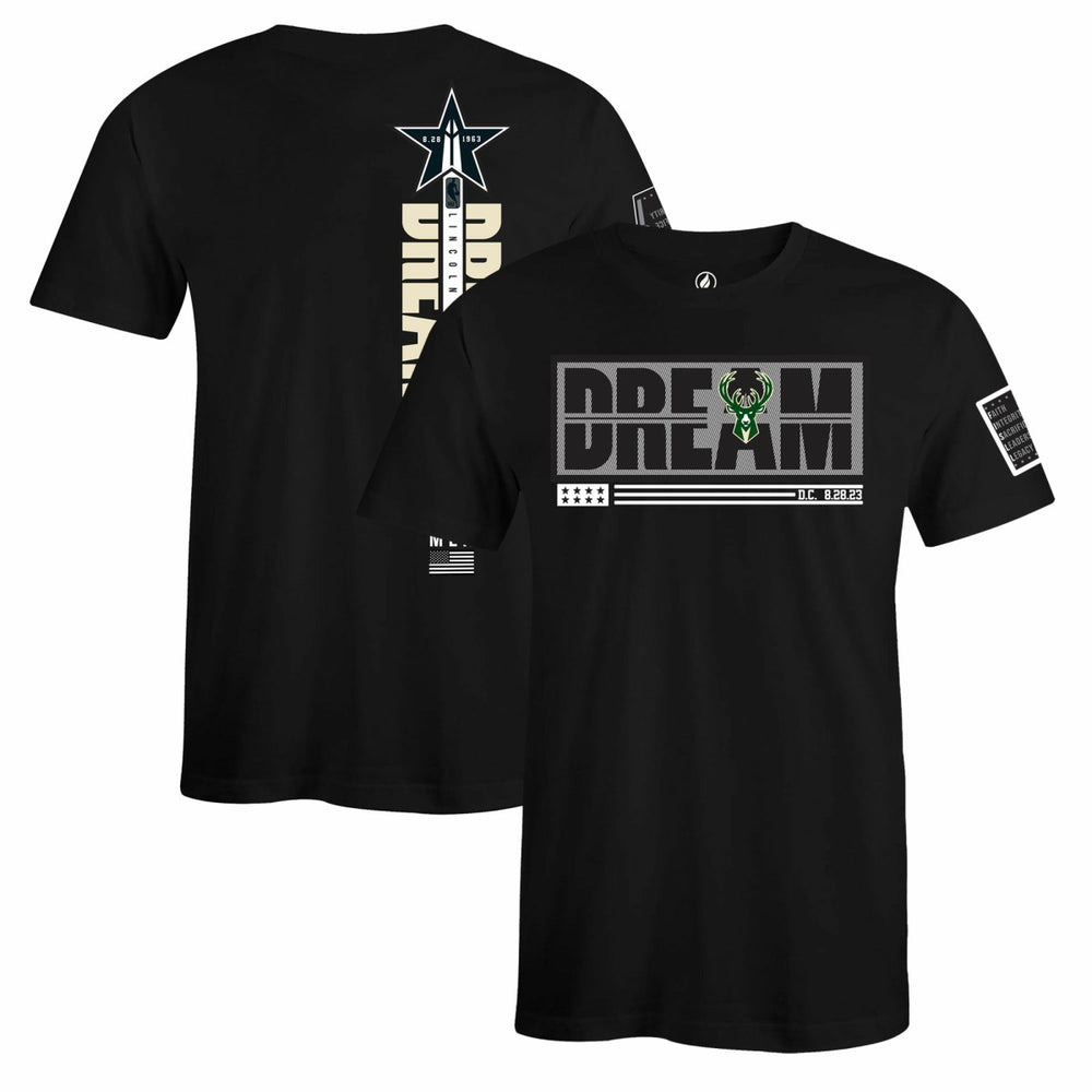 Milwaukee Bucks FISLL x Black History Collection Unisex T-Shirt - Green