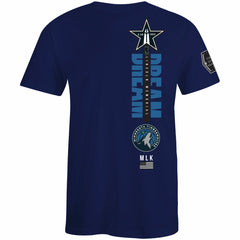 Minnesota Timberwolves FISLL x Black History Collection Unisex T-Shirt - Navy