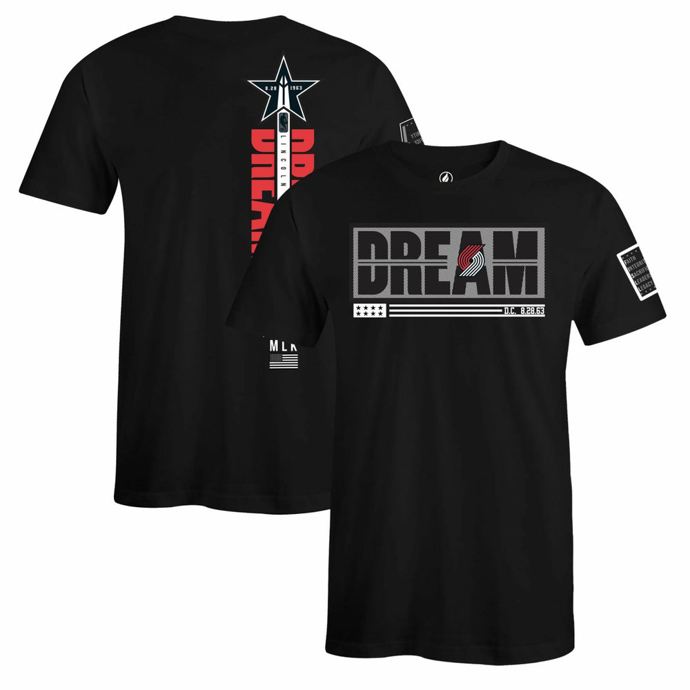 Portland Trail Blazers FISLL x Black History Collection Unisex T-Shirt - Black