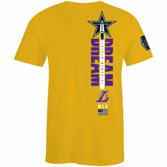 Los Angeles Lakers FISLL x Black History Collection Unisex T-Shirt - Gold