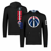 Washington Wizards FISLL x Black History Collection Unisex Pullover Hoodie - Black