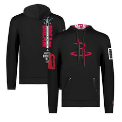 Houston Rockets FISLL x Black History Collection Unisex Pullover Hoodie - Black