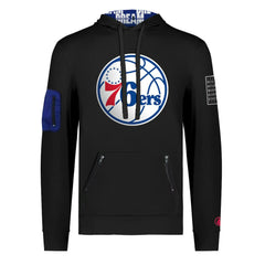 Philadelphia 76ers FISLL x Black History Collection Unisex Pullover Hoodie - Black