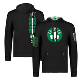 Boston Celtics FISLL x Black History Collection Unisex Pullover Hoodie - Black