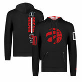 Toronto Raptors FISLL x Black History Collection Unisex Pullover Hoodie - Black