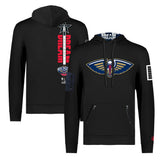 New Orleans Pelicans FISLL x Black History Collection Unisex Pullover Hoodie - Black