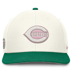 Cincinnati Reds Nike Sail Pro Performance Snapback Hat - Cream/Green Hats
