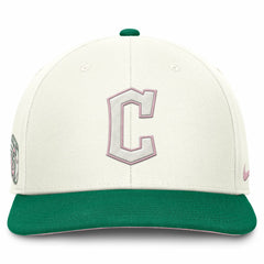 Cleveland Guardians Nike Sail Pro Performance Snapback Hat - Cream/Green Hats