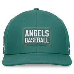 Los Angeles Angels Nike Bicoastal Pro Performance Snapback Hat - Green Hats
