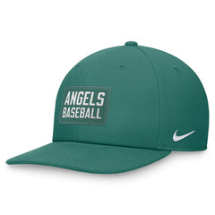 Los Angeles Angels Nike Bicoastal Pro Performance Snapback Hat - Green Hats