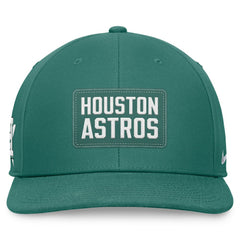 Houston Astros Nike Bicoastal Pro Performance Snapback Hat - Green Hats
