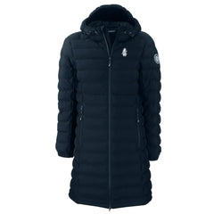 Chicago Cubs Cutter & Buck Women's Cooperstown Collection Mission Ridge Repreve Eco Insulated Long Full-Zip Puffer Jacket - Navy Jackets