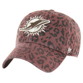 Miami Dolphins '47 Women's Tawny Clean Up Adjustable Hat Brown