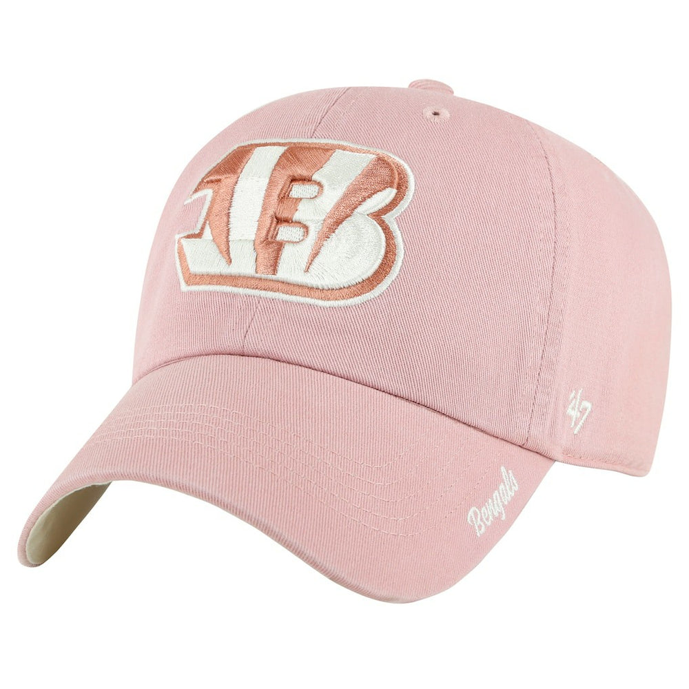 Cincinnati Bengals '47 Women's Ballpark Cheer Dusty Rose Clean Up Adjustable Hat Pink