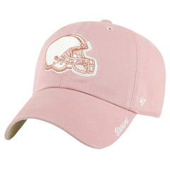 Cleveland Browns '47 Women's Ballpark Cheer Dusty Rose Clean Up Adjustable Hat Pink