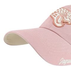 Jacksonville Jaguars '47 Women's Ballpark Cheer Dusty Rose Clean Up Adjustable Hat Pink
