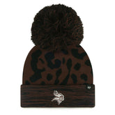 Minnesota Vikings '47 Women's Cacao Cuffed Knit Hat with Pom Brown