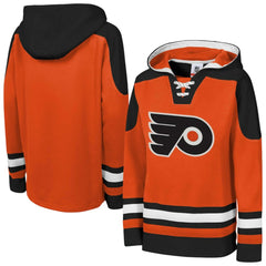 NHL Philadelphia Flyers Youth Ageless Must Have Home V-Neck Pullover Hoodie - Orange