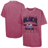 NHL Colorado Avalanche Youth Sure Short T-Shirt - Burgundy